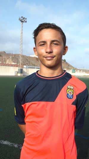 Yeremy Pino, en la UD Las Palmas UD LAS PALMAS