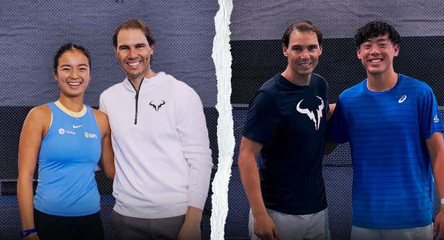 Se conocieron en la Rafa Nadal Academy, se enamoraron y ahora son la sensación del Miami Open