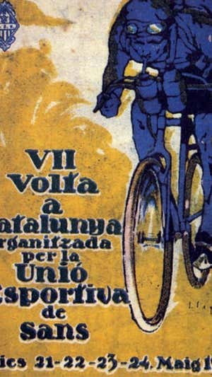 Cartel de la Volta de 1925.  LA VOLTA