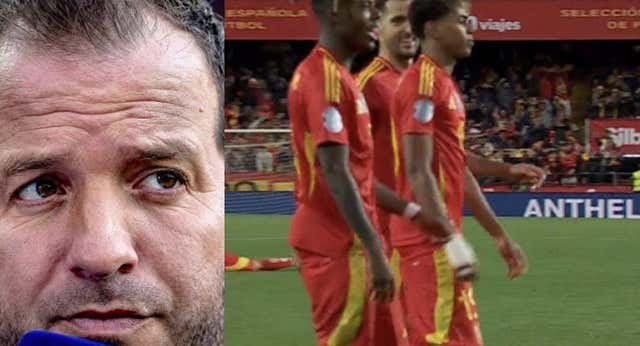 La risa irónica de Lamine Yamal para responder al exmadridista Van der Vaart: «Bájatelos más, por favor«