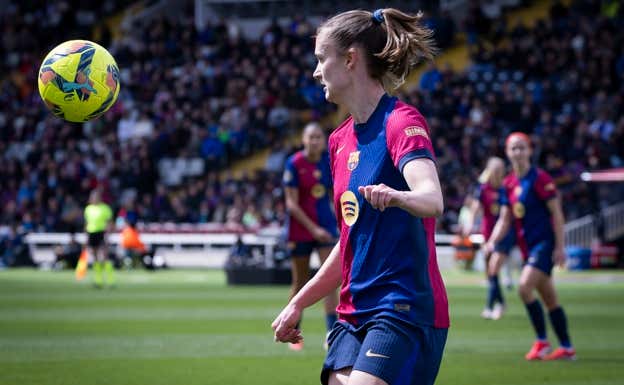 Graham durante el Clásico.  FC BARCELONA FEMENINO