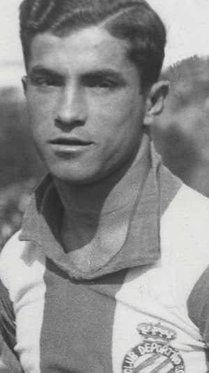 Padrón, como jugador del RCD Espanyol RC VICTORIA
