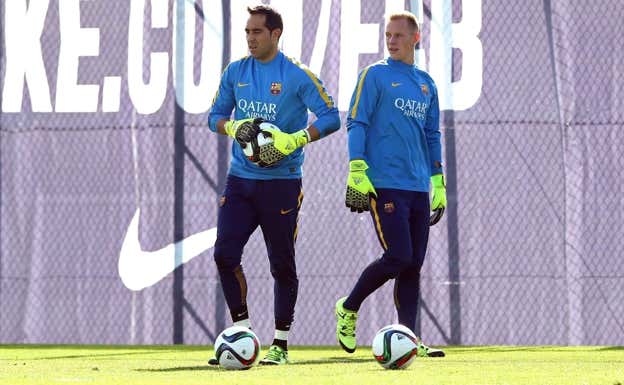 Bravo y Ter Stegen compartieron vestuario durante dos temporadas.  AGENCIAS