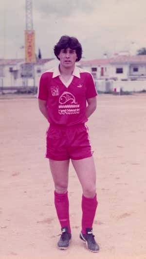 López Caro, en su etapa como jugador.
