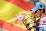 Alberto Contador presume del Giro de Italia que la UCI le quitó por su positivo en clembuterol