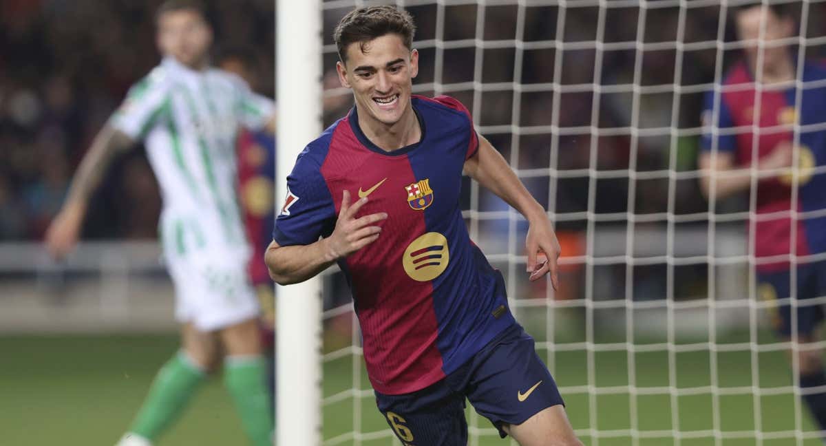 Gavi marcó el sábado ante el Betis.