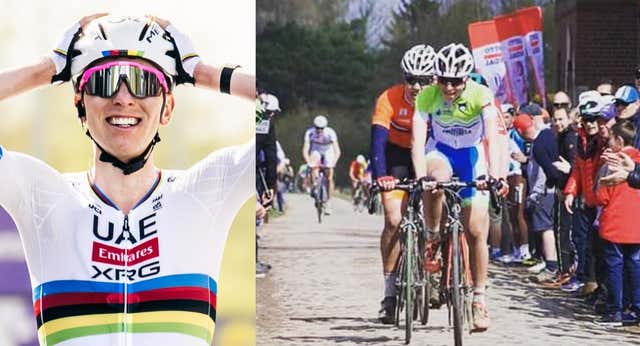 El día que Pogacar corrió la París-Roubaix y del que apenas hay imágenes: «Sufrí como nunca encima de la bici»