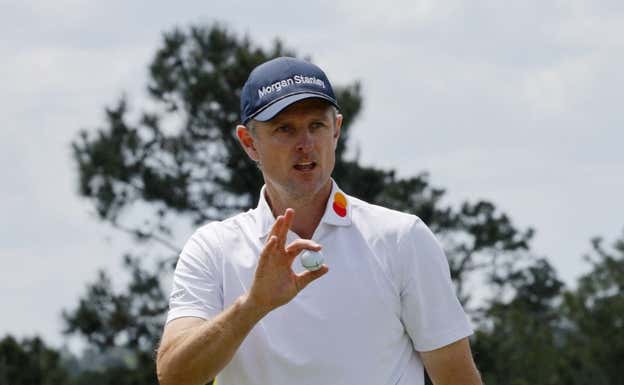 Justin Rose, líder en Augusta. Reuters