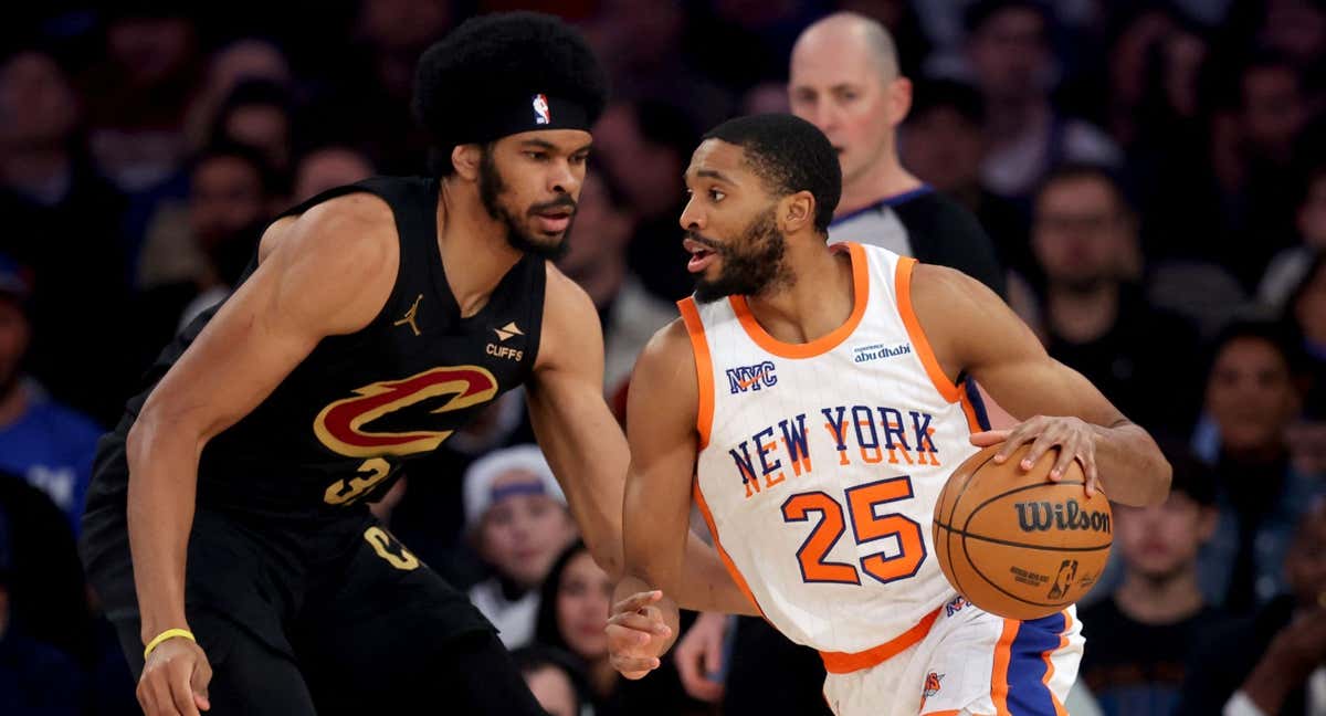 Jarrett Allen y Mikal Bridges.