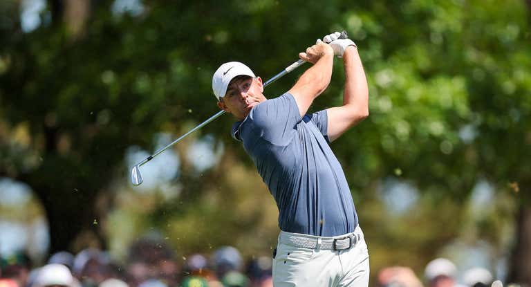 Rory McIlroy, este domingo en Augusta.