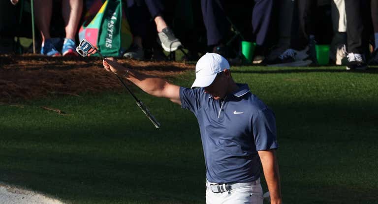 Rory McIlroy, hoy en Augusta.