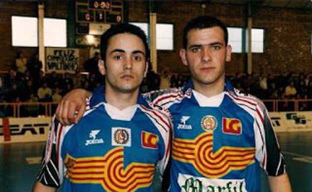 Óscar Redondo y Dani Salgado, dos leyendas de Industrias Santa Coloma. TOTGRAMENET.CAT