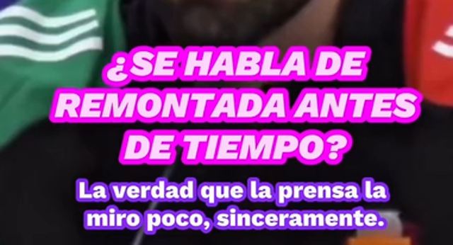 David Raya habló en rueda de prensa de la posible remontada y de lo que puede ocurrir en Madrid.