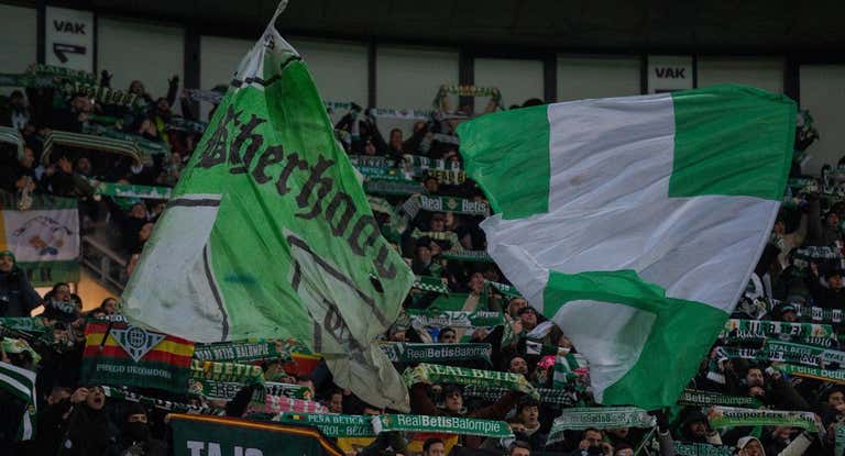 Afición del Betis.