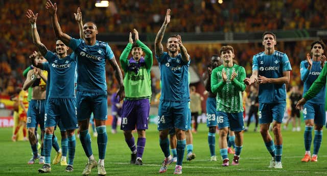 La conjura del Betis en la Conference ya sí es una realidad: «Nos hizo creer e ilusionarnos»