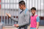 El Atlético de Madrid 'B' de Fernando Torres entrena en Las Rozas pensando en el playoff de ascenso