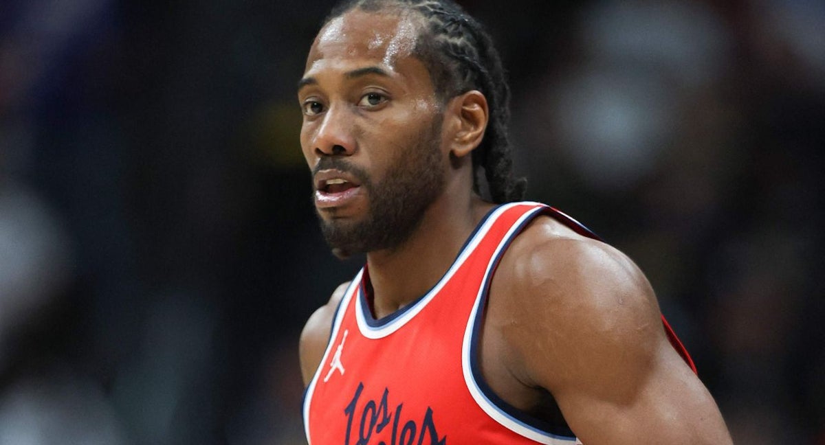 Kawhi Leonard durante el partido ante los Denver Nuggets.