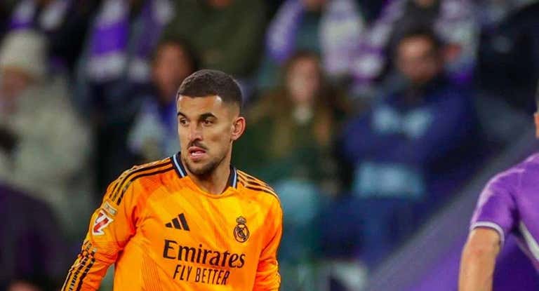Dani Ceballos, en un partido con el Real Madrid.