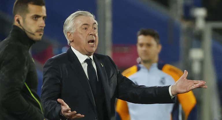 Ancelotti, en Getafe.