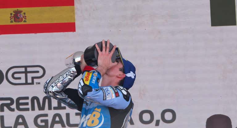 Álex Márquez tras ganar el GP de España.