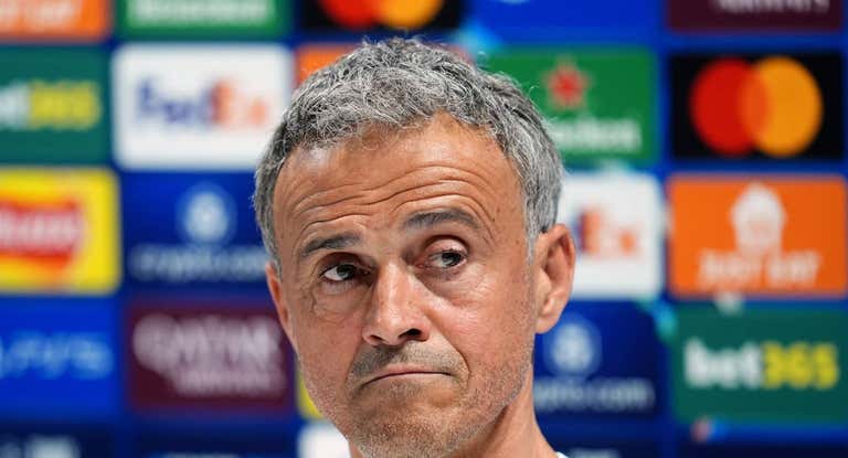 Luis Enrique, en la previa del partido ante el Arsenal.