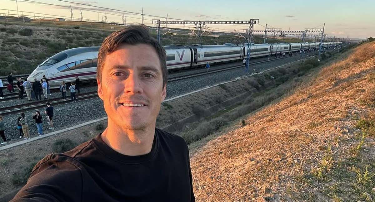 Martín Mantovani, exjugador del Leganés, durante el apagón.
