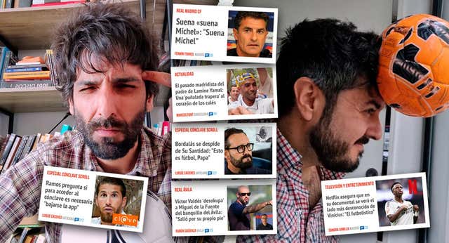 El fenómeno artístico viral que satiriza los titulares deportivos y pone a los medios frente al espejo: «Un usuario se enteró de la muerte del Papa por Marca Scroll»
