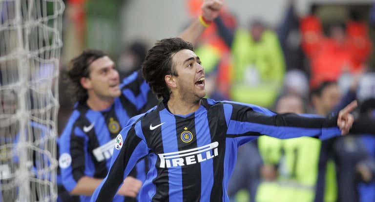 Recoba en el Inter de Milán.