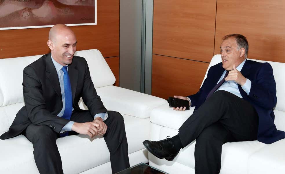 Rubiales denuncia a Tebas por «abuso de poder»