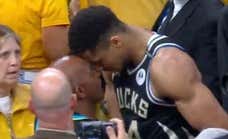 Saltan chispas entre Antetokounmpo y el padre de Haliburton: «Que se me acerque con una toalla con la cara de su hijo...»