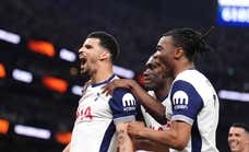 El Tottenham tiene a tiro la final de Bilbao