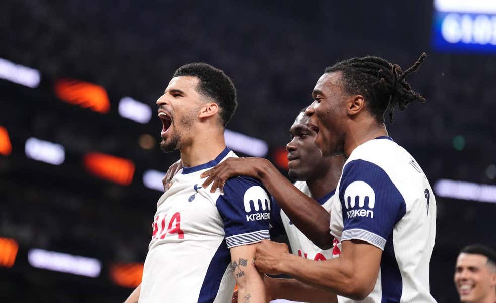 El Tottenham tiene a tiro la final de Bilbao