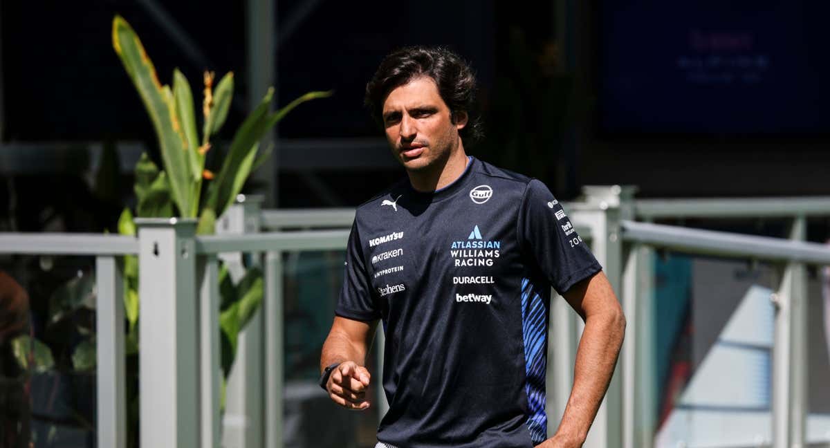 Carlos Sainz en Miami.