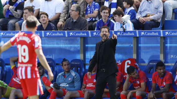 El Cholo da instrucciones. /REUTERS