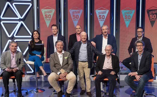 Los presentadores de Estudio Estadio.