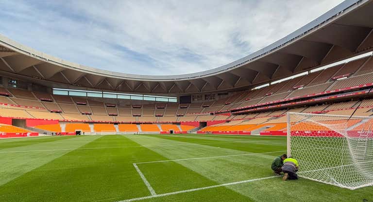 Panorámica del Estadio de la Cartuja.