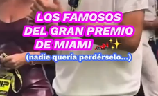 El GP de Miami atrajo a muchos famosos, entre ellos a varios deportistas y artistas.