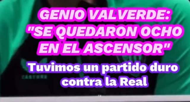 Valverde ha contado lo que ocurrió con sus jugadores antes del partido contra la Real Sociedad.