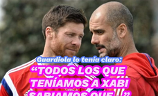 Guardiola tenía claro que Xabi Alonso llegaría a ser un gran entrenador.