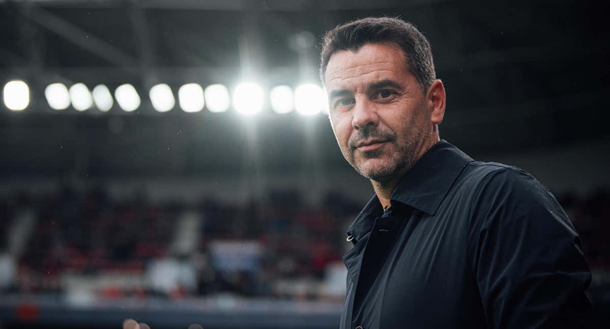 Míchel, entrenador del Girona.