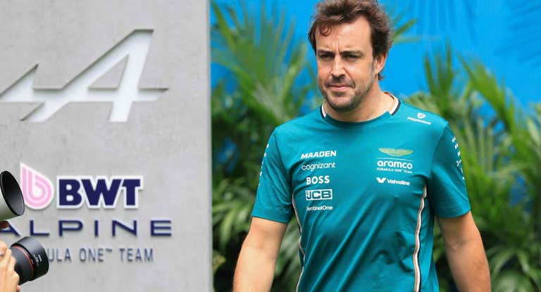 Fernando Alonso en Miami.