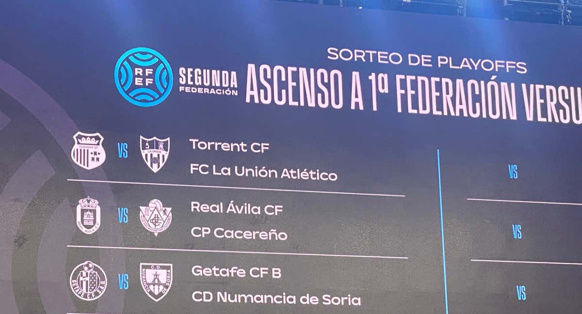 Las eliminatorias de Segunda Federación.
