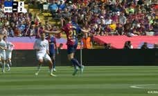 Una repetición 'pip' explica por qué no se pitó la mano de Frenkie de Jong en el segundo gol del Barcelona