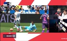 La roja que no vio Joan García y que dio un susto de muerte a los pericos: «Tranquilo estaré cuando estemos salvados»