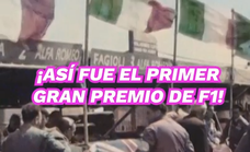 Así fue el primer Gran Premio de Fórmula 1, imágenes increíbles a color.