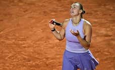 Aryna Sabalenka insulta a un aficionado que le increpaba en la grada... y acaba perdiendo en Roma