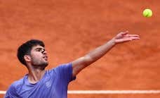 Alcaraz - Musetti: horario y dónde ver el partido de semifinales del Masters de Roma
