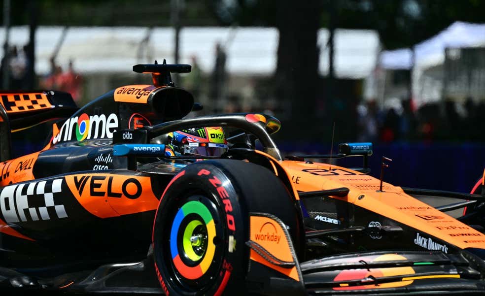 McLaren encabeza en Imola unos Libres 1 con expectativas chafadas para Colapinto y Antonelli