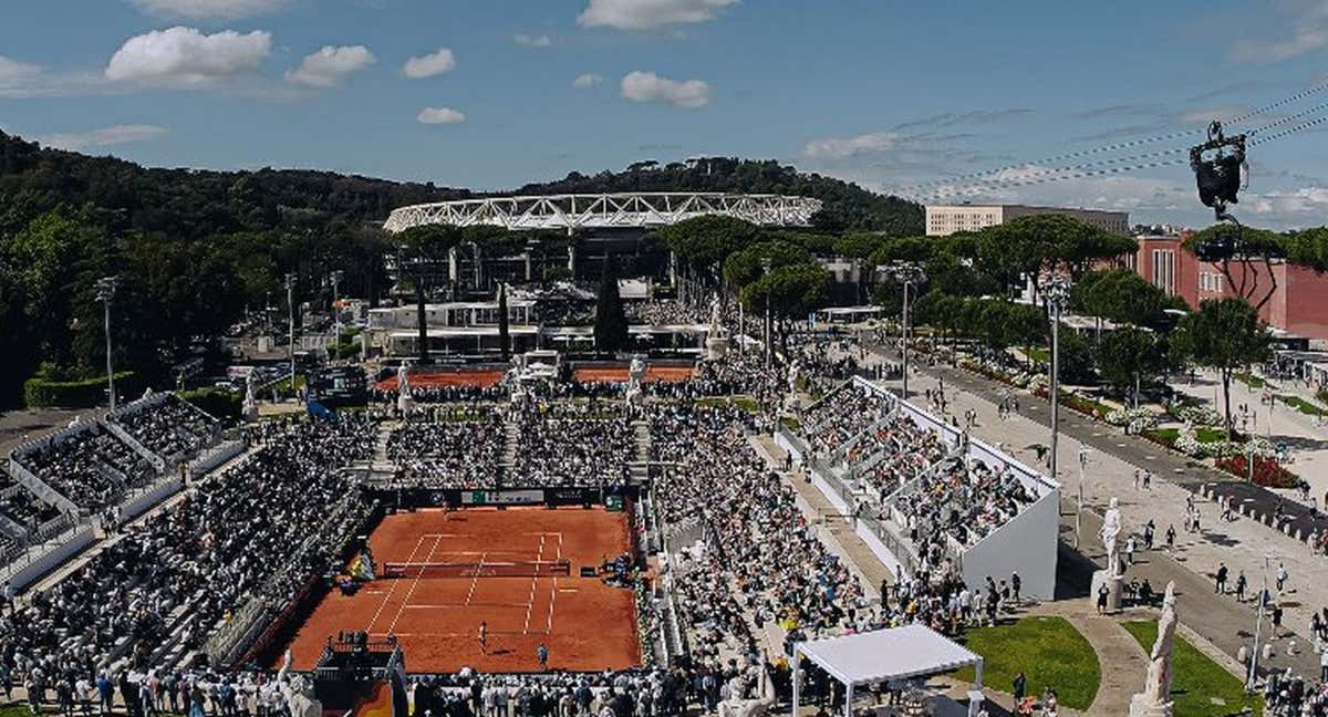El Foro Itálico, sede del Masters de Roma 2025. /RRSS Masters de Roma