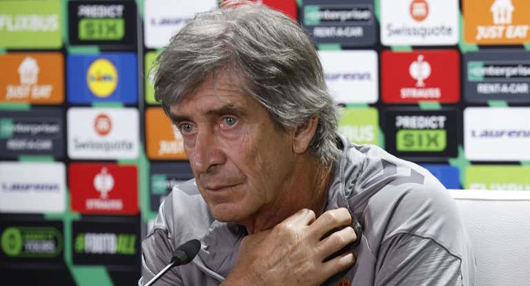 El entrenador del Betis, Manuel Pellegrini.